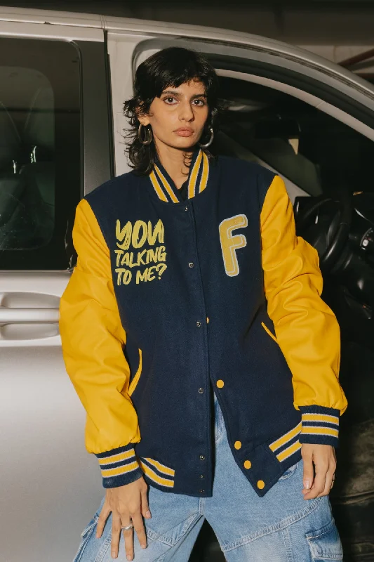 Jackets For Nurses-Amber Varsity Jacket