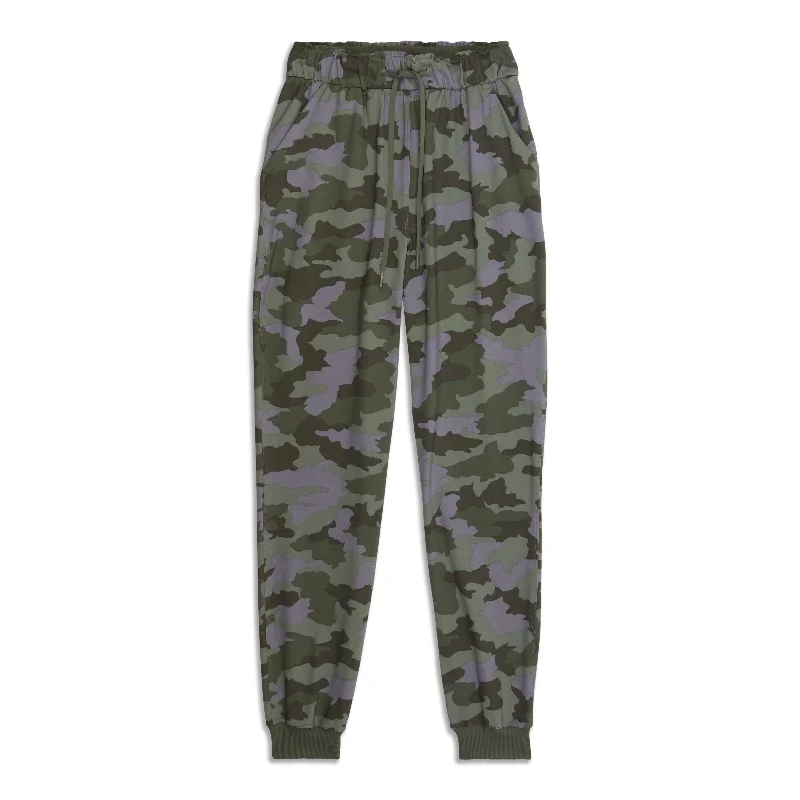 Pants For Lounge Wear-Stretch High-Rise Jogger - Resale