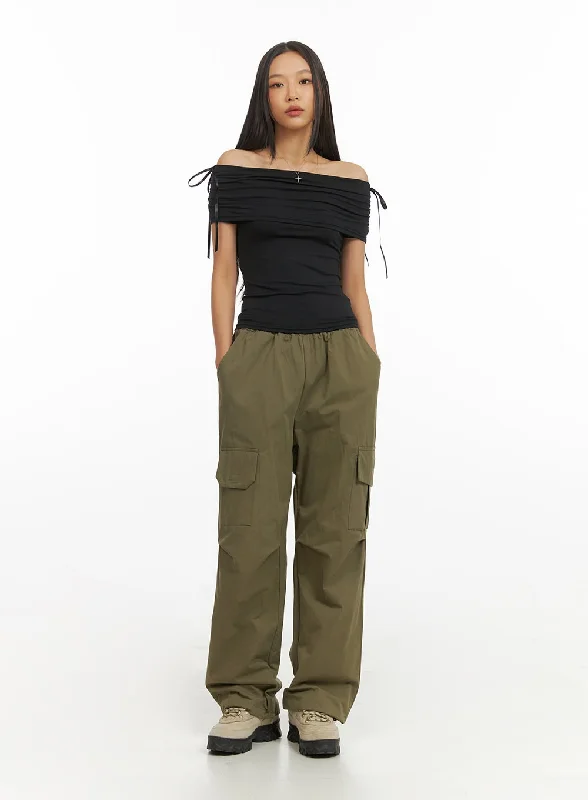 Pants For Dance-Light Cargo Pants IY422