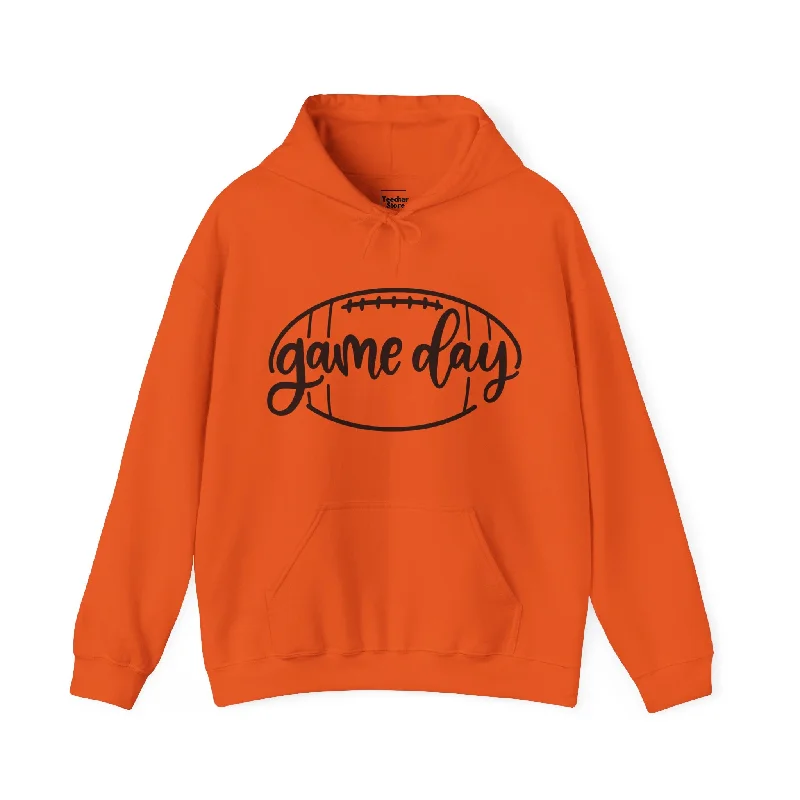 Hoodie For Skiing-Game Day Hooded Sweatshirt