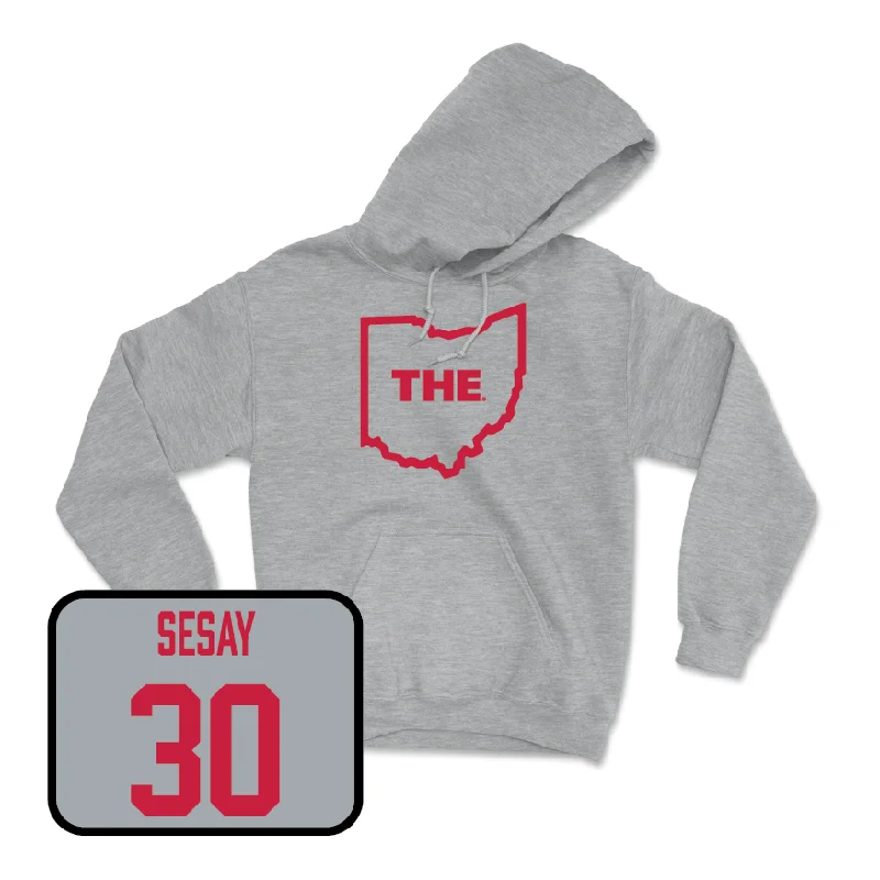 Hoodie With Built-in Mask-Sport Grey Football The Hoodie   - Rashid Sesay