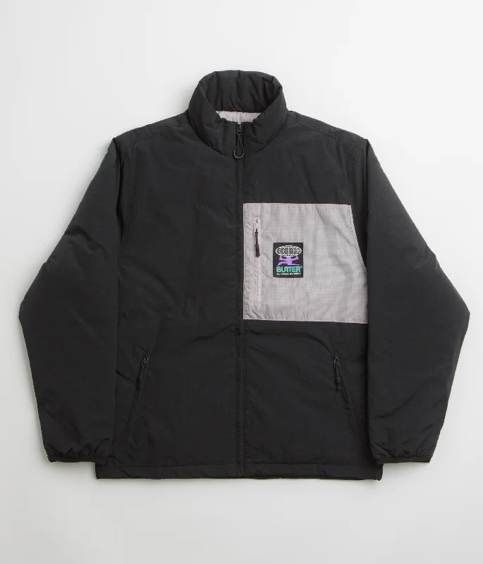 Jackets For EMTs-Butter Goods Terrain Puffer Jacket - Black