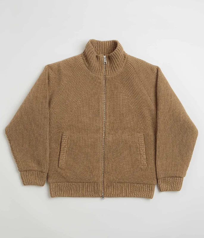 Jackets For Streetwear-Carhartt Banley Sweater Jacket - Peanut