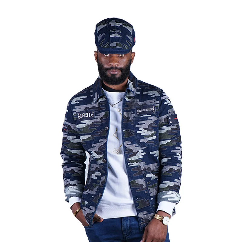 Jackets With Fleece Lining-Bogart Man Camo Jacket