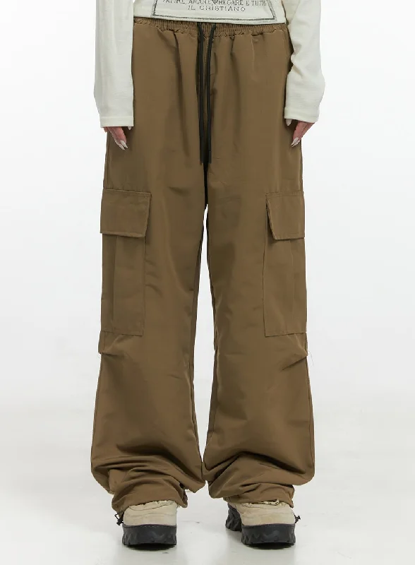 Pants For Mountaineering-Stylish Wide Leg Cargo Pants CS426