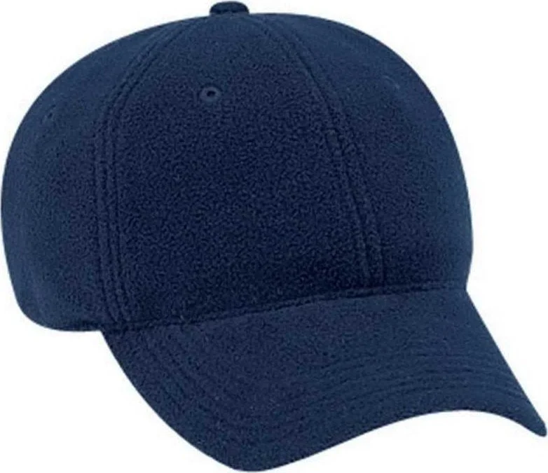 Hat With Cooling Technology-OTTO 18-429 6 Panel Low Profile Baseball Cap - Navy