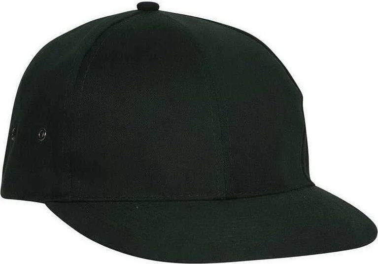 Hat With Personalized Name-OTTO 26-030 6 Panel Low Profile Baseball Cap - Dark Green