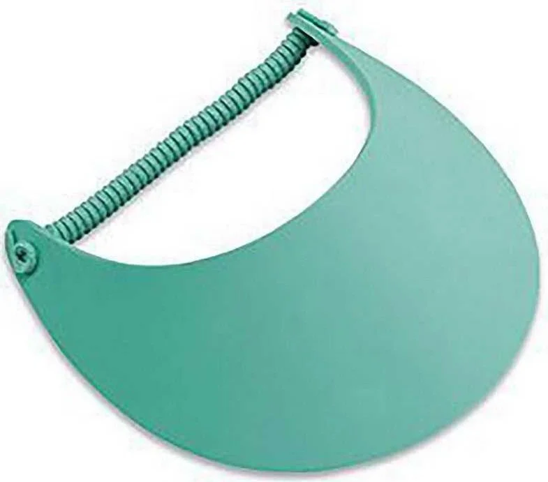 Hat For Running-OTTO 60-093 100% Foam Sun Visors with Elastic Twisted Strap - Seafoam Green