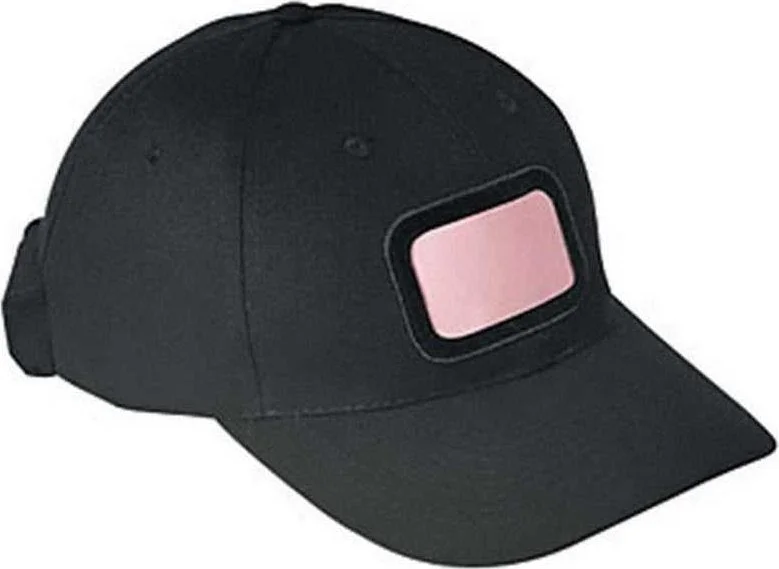 Hat With Striped Pattern-OTTO 62-315 6 Panel Low Profile Baseball Cap - Black