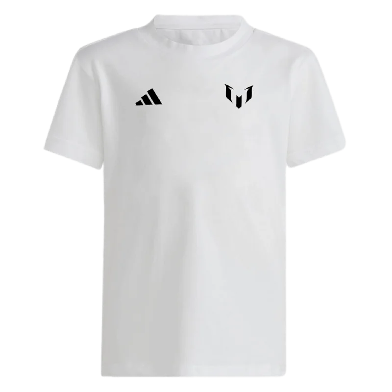 T-Shirt With Oversized Fit-Adidas Bienvenido a Miami Messi Youth Tee