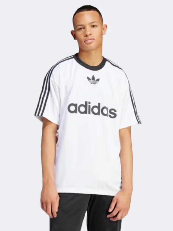 T-Shirt With Crop Top Style-Adidas Adicolor Men Original T-Shirt White/Black