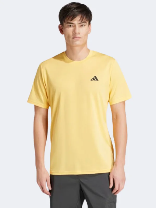 T-Shirt With Movie-Inspired Prints-Adidas Essential Base Men Training T-Shirt Semi Spark/Black