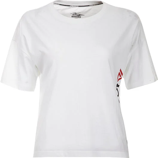 T-Shirt With Sustainable Production-Erke Crew Women Lifestyle T-Shirt White