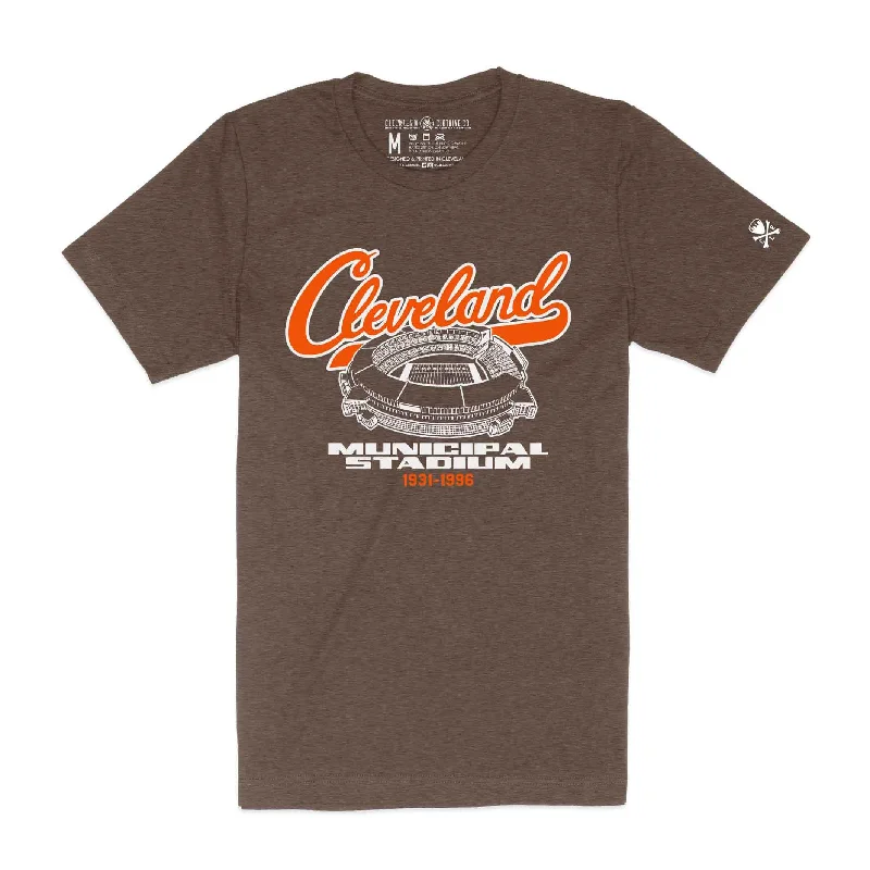 T-Shirt For Ranchers-Municipal Stadium - Brown/Orange - Unisex Crew T-Shirt