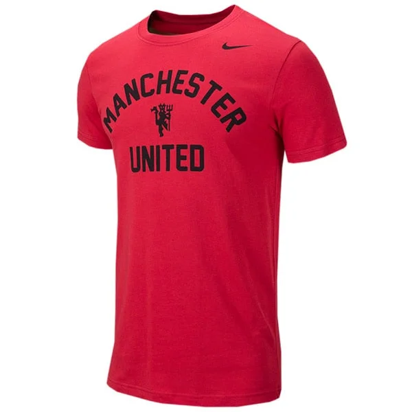 T-Shirt For Nurses-Nike Men's Manchester United Arched Tee Red/Black