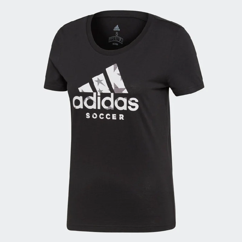 T-Shirt With Organic Cotton-Women's Badge of Sport Soccer Tee