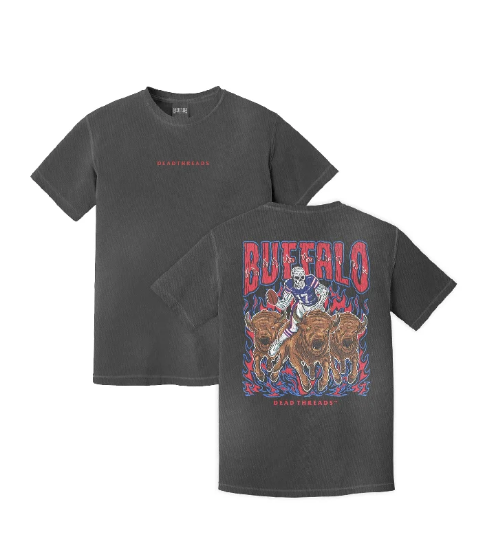 T-Shirt For School Uniforms-BUFFALO FOOTBALL - “DT ESSENTIAL" PREMIUM SHIRT