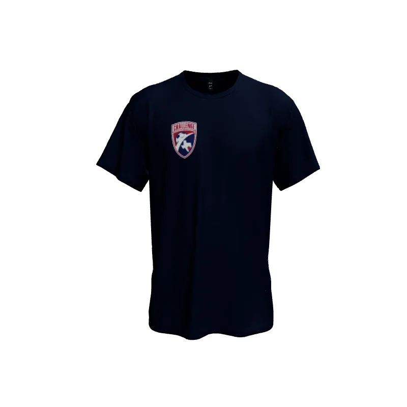 T-Shirt With Minimalist Logo-Challenge Custom Fan Shop Products Basic Core Challenge Gildan Soft T-Shirt. (x 1)