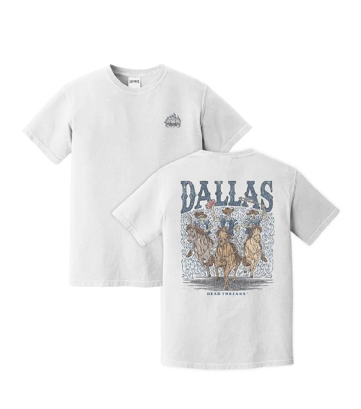 T-Shirt For Nurses-DALLAS FOOTBALL - “3 SKULL” PREMIUM T-SHIRT