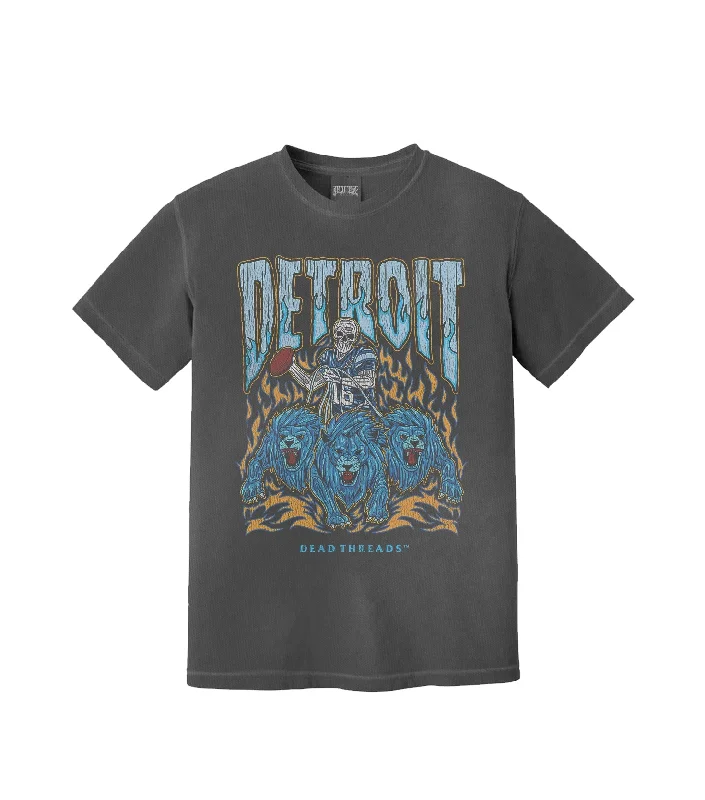 T-Shirt For Warehouse Workers-DETROIT FOOTBALL