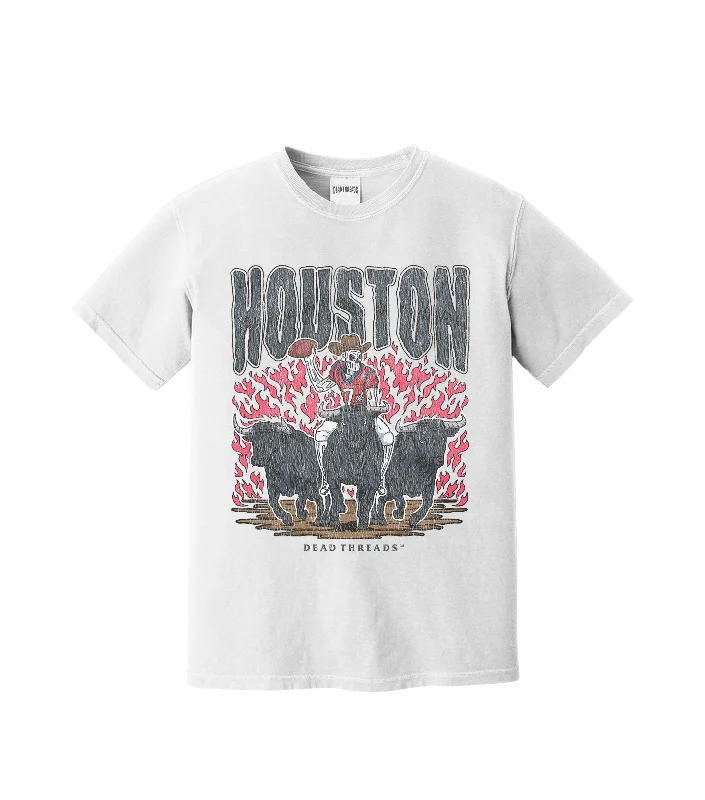 T-Shirt For Motorcycle Riding-HOUSTON FOOTBALL