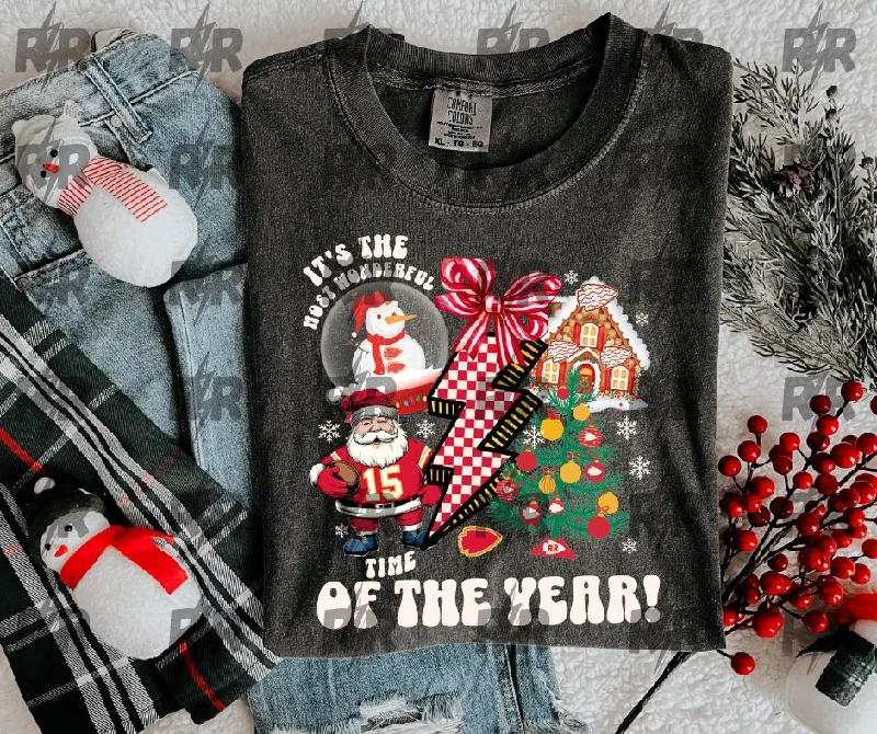 T-Shirt For Camping-It's The Most Wonderful Time of The Year KC Collage Grey Tee