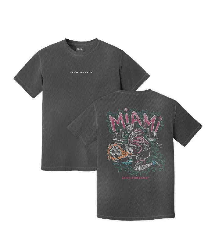 T-Shirt For Teens-MIAMI FUTBOL - “DT ESSENTIAL" PREMIUM T-SHIRT