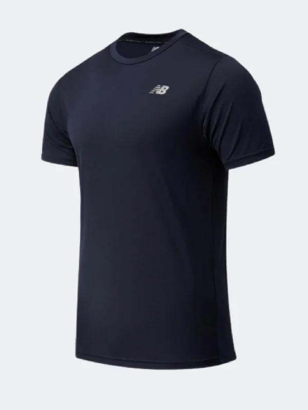 T-Shirt For Mountaineering-New Balance Core Run Men Performance T-Shirt  Eclipse