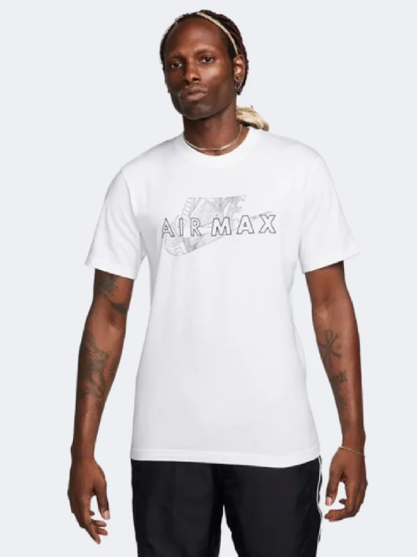 T-Shirt For Winter-Nike Air Max Men Lifestyle T-Shirt White/Black