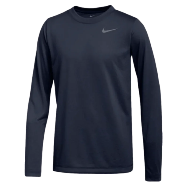 T-Shirt With Moisture-Wicking Tech-Nike Dri-FIT Youth Long Sleeve Tee