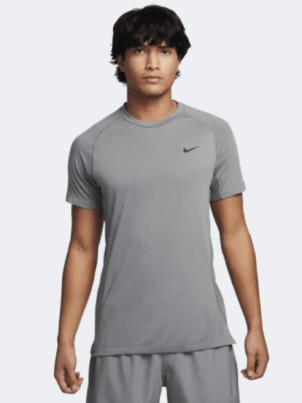 T-Shirt For Workwear-Nike Flex Rep Men Training T-Shirt Smoke Grey/Black