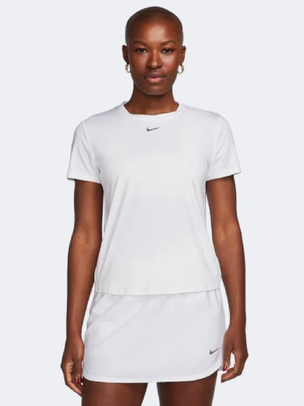 T-Shirt For Ranchers-Nike One Classic Women Training T-Shirt White/Black