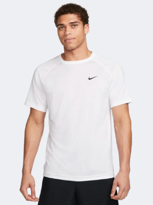 T-Shirt For Skiing-Nike Ready Men Training T-Shirt White/Black