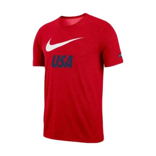 T-Shirt With Breathable Fabric-Nike USA Youth Preseason Tee