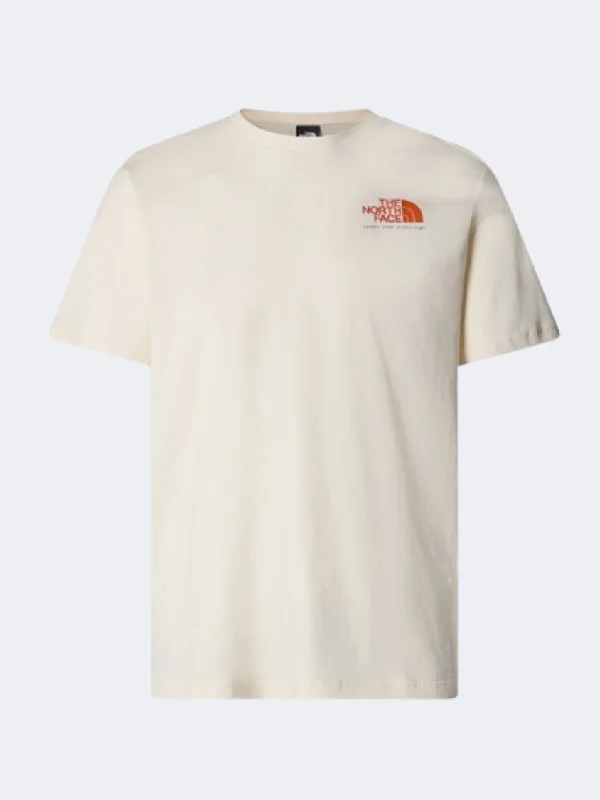 T-Shirt With Quick-Dry Fabric-The North Face Graphic Men Lifestyle T-Shirt White Dune