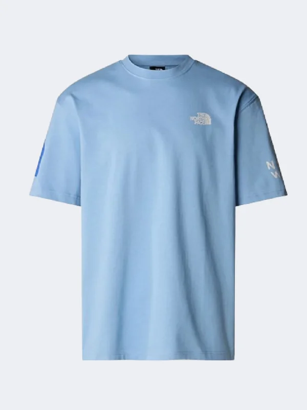 T-Shirt With Raglan Sleeves-The North Face Nse Graphic Men Lifestyle T-Shirt Steel Blue