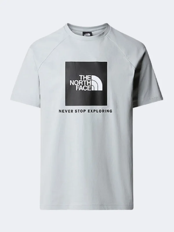 T-Shirt With Breathable Fabric-The North Face Raglan Redbox Men Lifestyle T-Shirt High Rise Grey