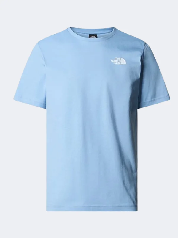 T-Shirt With High-Low Hem-The North Face Redbox Men Lifestyle T-Shirt Steel Blue