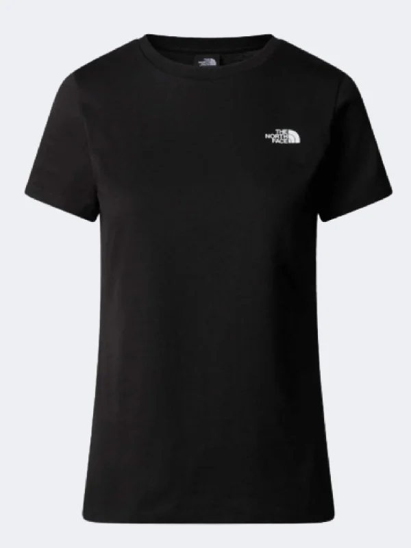 T-Shirt With Crop Top Style-The North Face Simple Dome Women Lifestyle T-Shirt Black