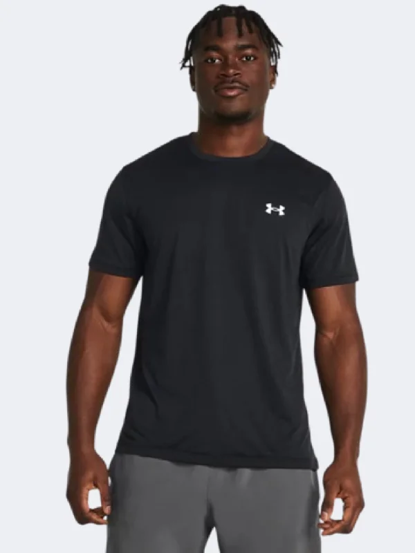 T-Shirt With Pockets-Under Armour Launch Men Running T-Shirt Black/Reflective