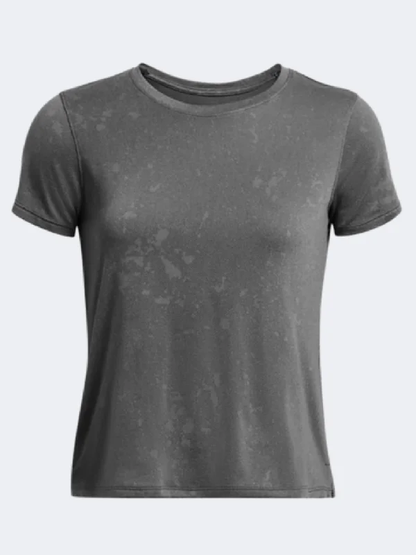 T-Shirt With Graphic Print-Under Armour Launch Splatter Women Running T-Shirt Castlerock