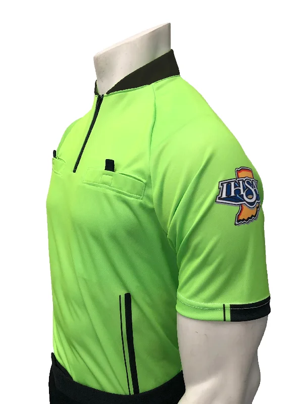 T-Shirt For Fishermen-USA900IN-FG "PERFORMANCE MESH" "IHSAA" Florescent Green Short Sleeve Soccer Shirt (3 Options Available)