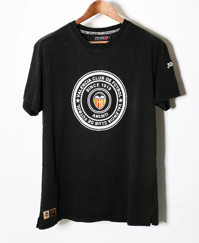 T-Shirt With Button Closure-Valencia 2011-12 Fan Tee (XL)